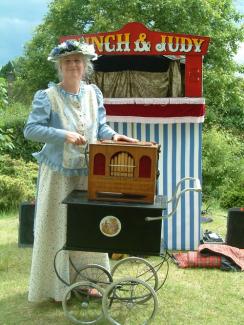 Booth and Barrel Organ Victorian event