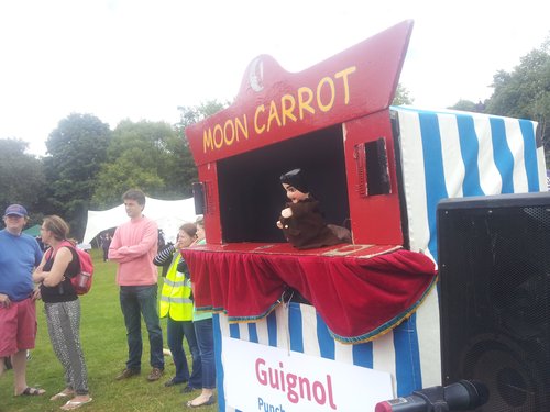 Guignol a traditional french puppet character 