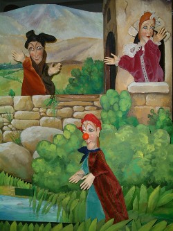 Medieval puppet characters 